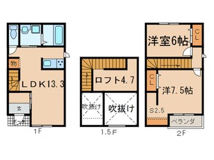 ベニール苗田の物件間取画像